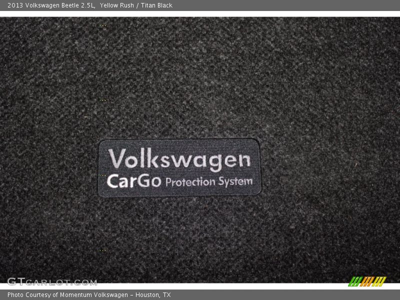 Yellow Rush / Titan Black 2013 Volkswagen Beetle 2.5L