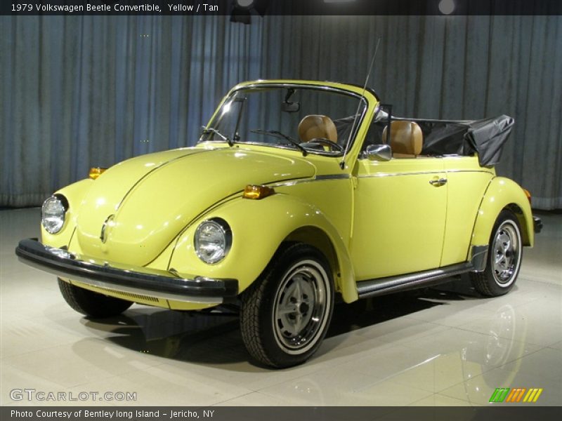 Yellow / Tan 1979 Volkswagen Beetle Convertible