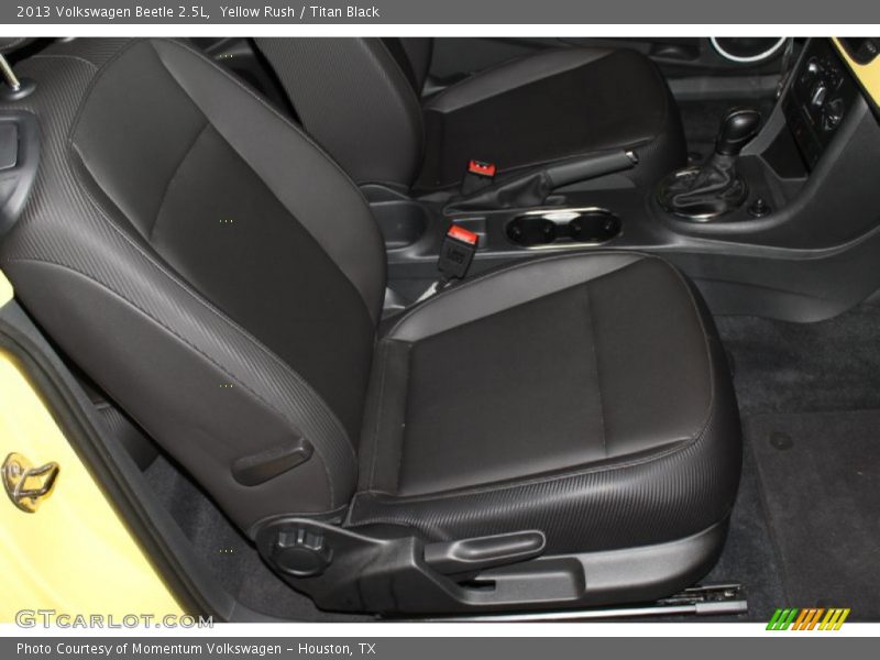 Yellow Rush / Titan Black 2013 Volkswagen Beetle 2.5L