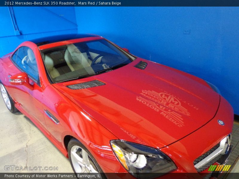 Mars Red / Sahara Beige 2012 Mercedes-Benz SLK 350 Roadster