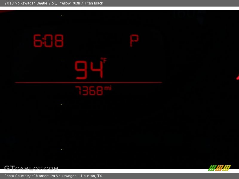 Yellow Rush / Titan Black 2013 Volkswagen Beetle 2.5L