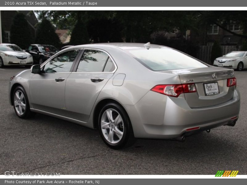 Palladium Metallic / Taupe 2010 Acura TSX Sedan