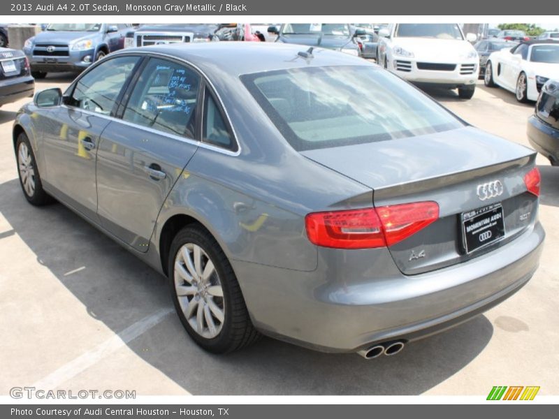 Monsoon Gray Metallic / Black 2013 Audi A4 2.0T Sedan