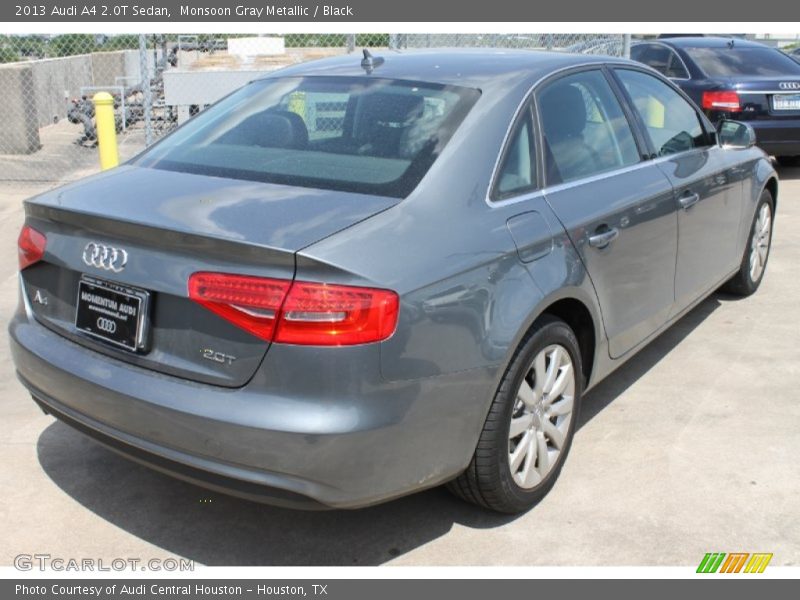 Monsoon Gray Metallic / Black 2013 Audi A4 2.0T Sedan