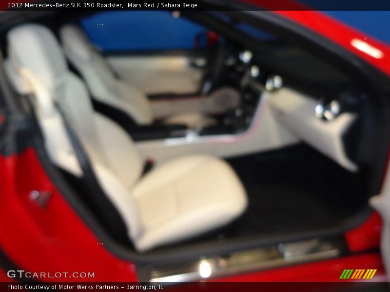 Mars Red / Sahara Beige 2012 Mercedes-Benz SLK 350 Roadster