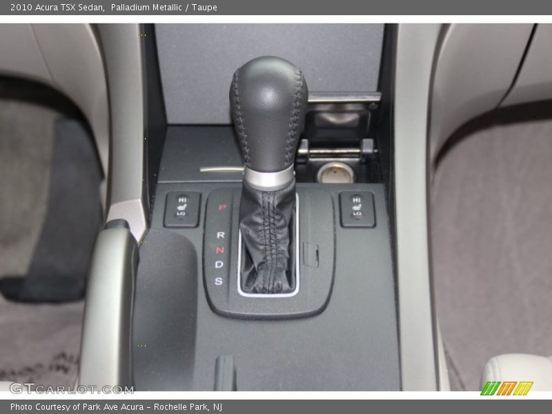 Palladium Metallic / Taupe 2010 Acura TSX Sedan