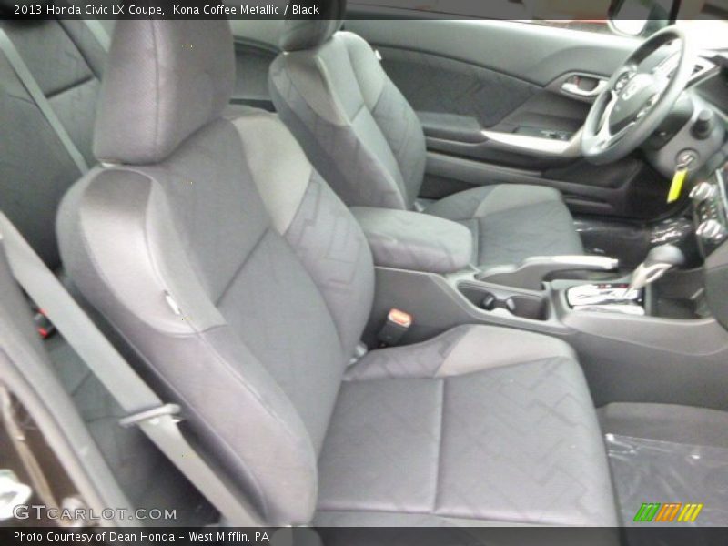 Kona Coffee Metallic / Black 2013 Honda Civic LX Coupe