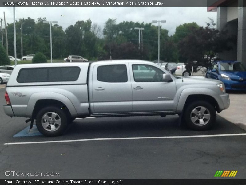 Silver Streak Mica / Graphite Gray 2008 Toyota Tacoma V6 TRD Sport Double Cab 4x4