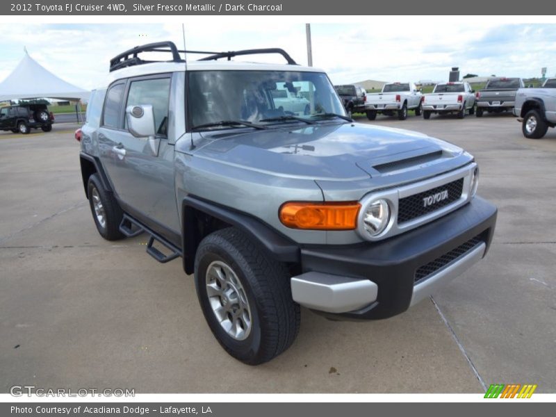 Silver Fresco Metallic / Dark Charcoal 2012 Toyota FJ Cruiser 4WD