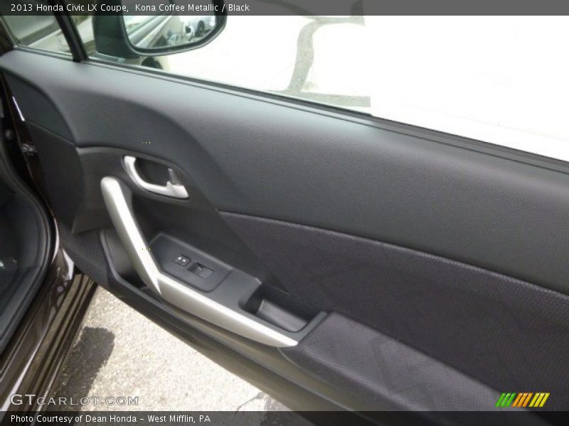 Kona Coffee Metallic / Black 2013 Honda Civic LX Coupe