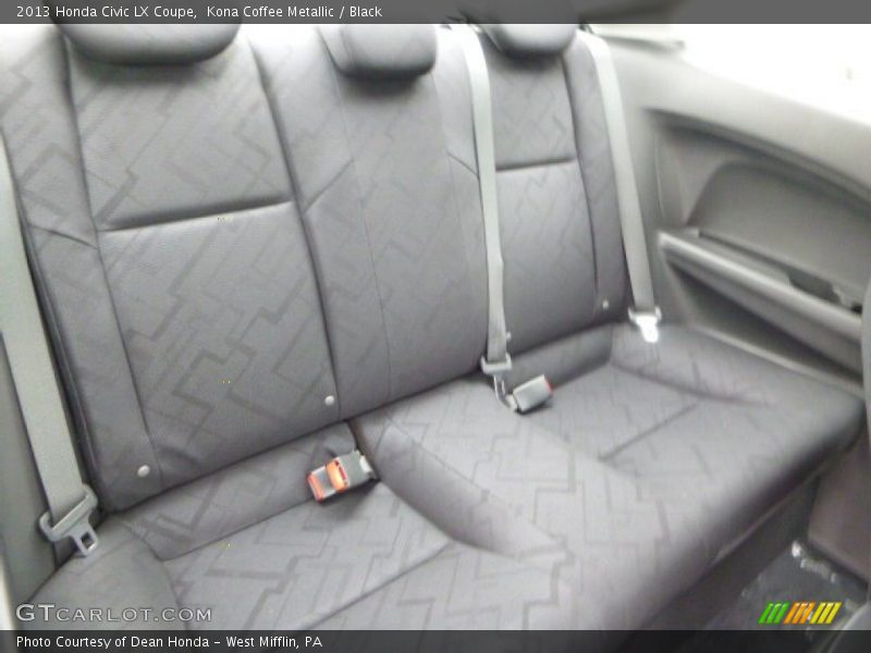 Kona Coffee Metallic / Black 2013 Honda Civic LX Coupe
