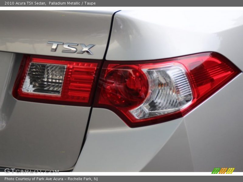 Palladium Metallic / Taupe 2010 Acura TSX Sedan