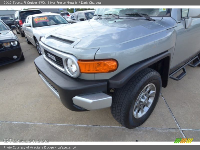 Silver Fresco Metallic / Dark Charcoal 2012 Toyota FJ Cruiser 4WD