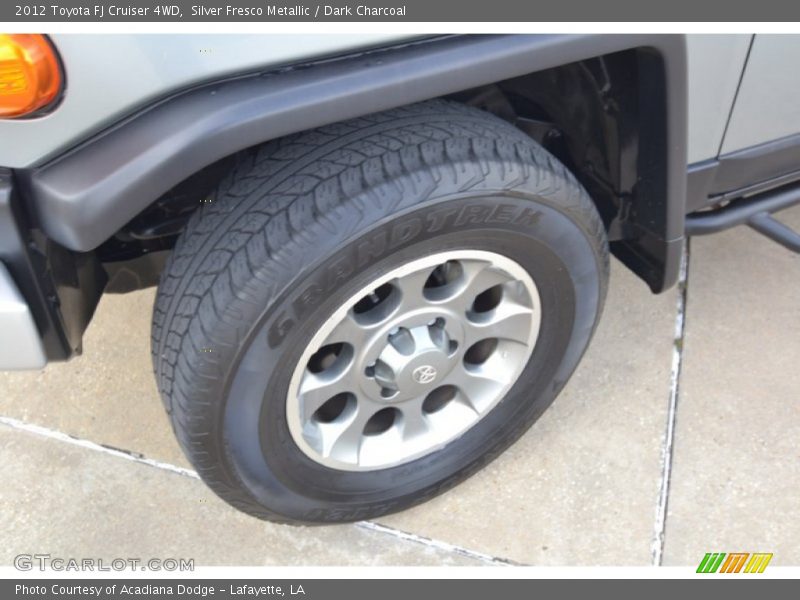Silver Fresco Metallic / Dark Charcoal 2012 Toyota FJ Cruiser 4WD