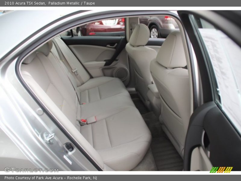 Palladium Metallic / Taupe 2010 Acura TSX Sedan