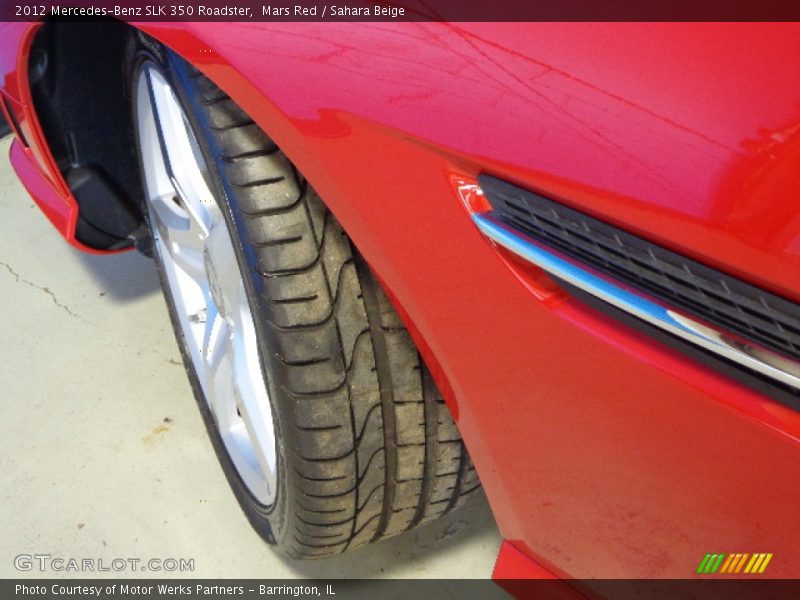 Mars Red / Sahara Beige 2012 Mercedes-Benz SLK 350 Roadster