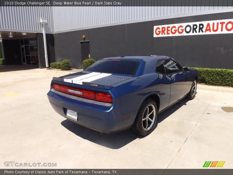 Deep Water Blue Pearl / Dark Slate Gray 2010 Dodge Challenger SE