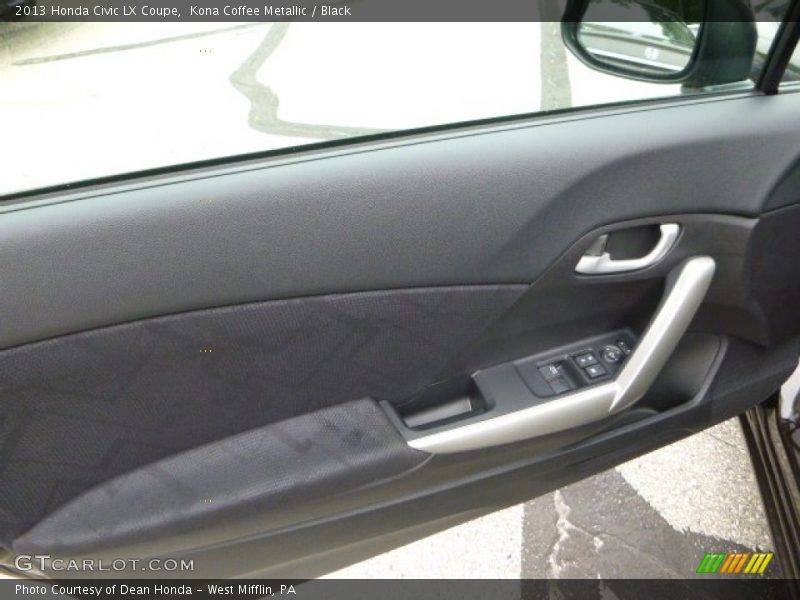 Kona Coffee Metallic / Black 2013 Honda Civic LX Coupe