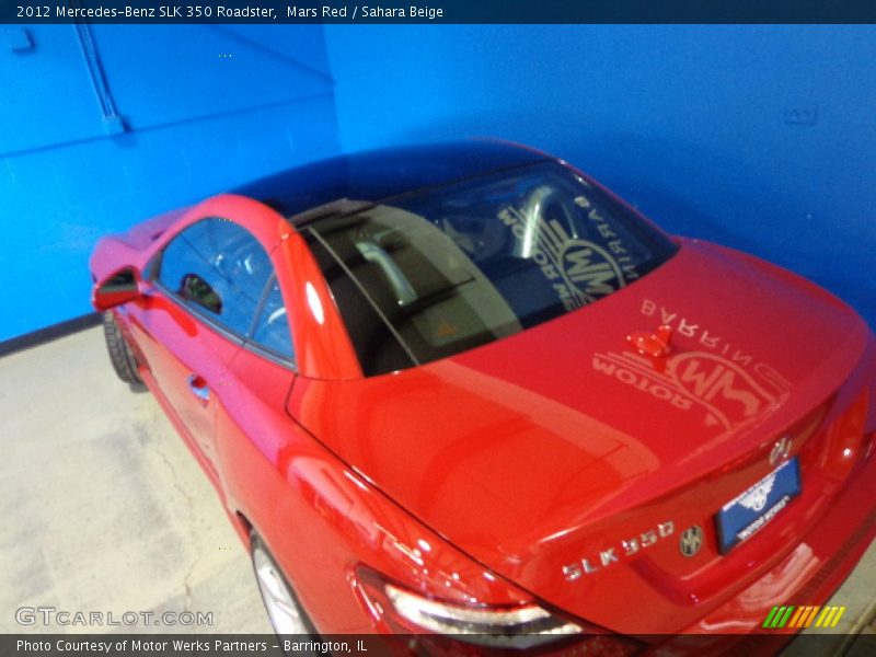 Mars Red / Sahara Beige 2012 Mercedes-Benz SLK 350 Roadster