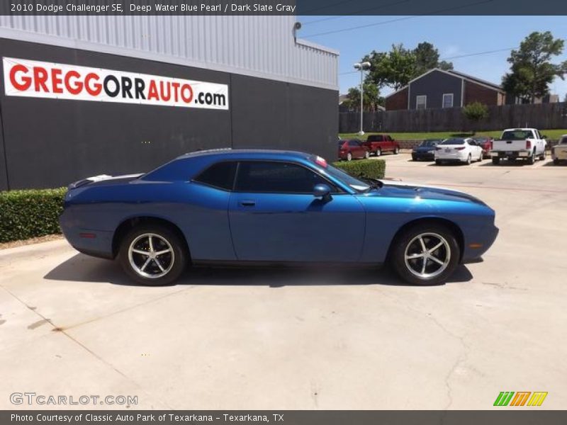 Deep Water Blue Pearl / Dark Slate Gray 2010 Dodge Challenger SE