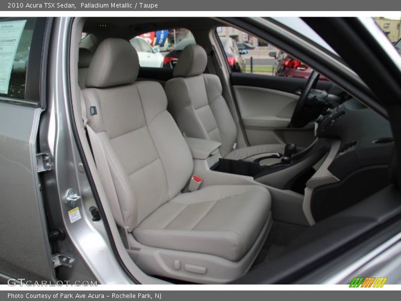 Palladium Metallic / Taupe 2010 Acura TSX Sedan