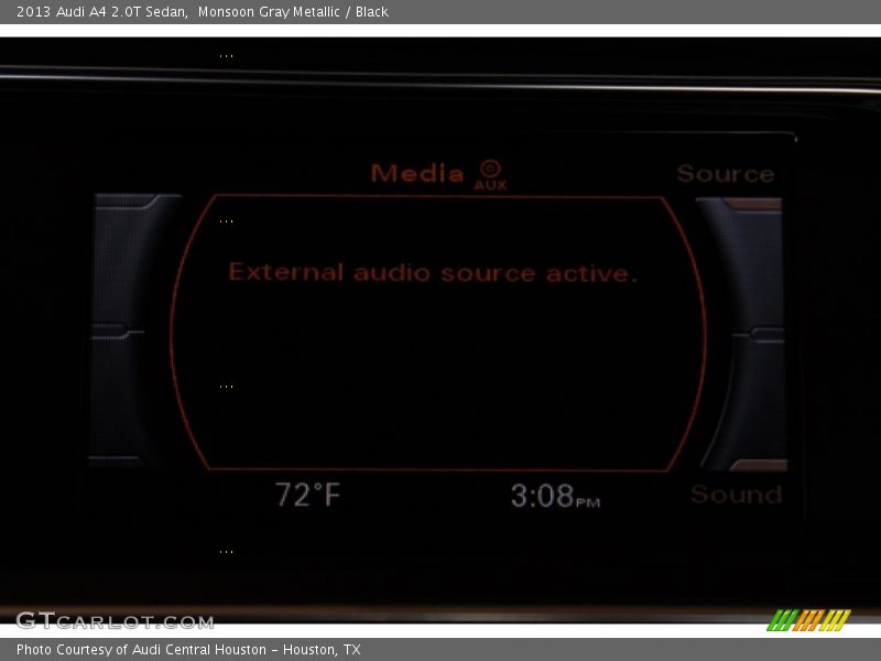 Monsoon Gray Metallic / Black 2013 Audi A4 2.0T Sedan