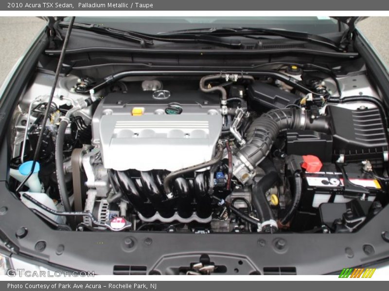 Palladium Metallic / Taupe 2010 Acura TSX Sedan