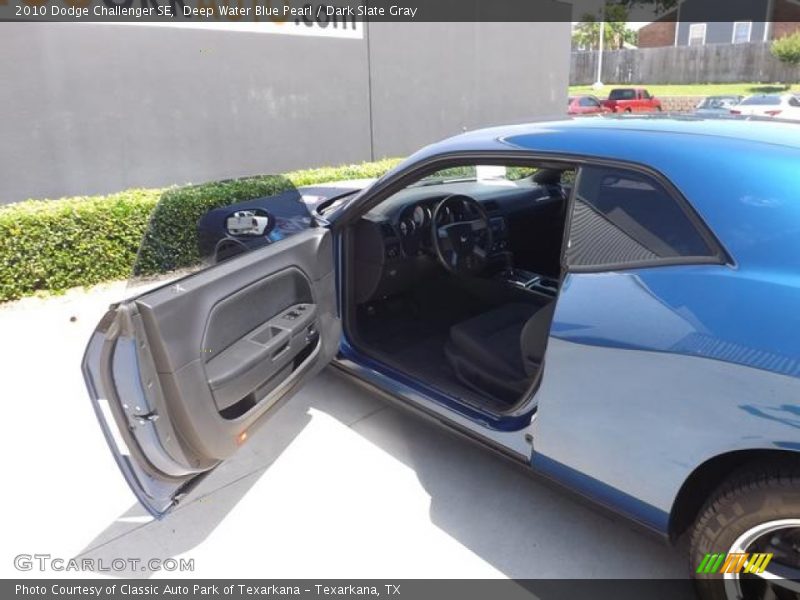 Deep Water Blue Pearl / Dark Slate Gray 2010 Dodge Challenger SE