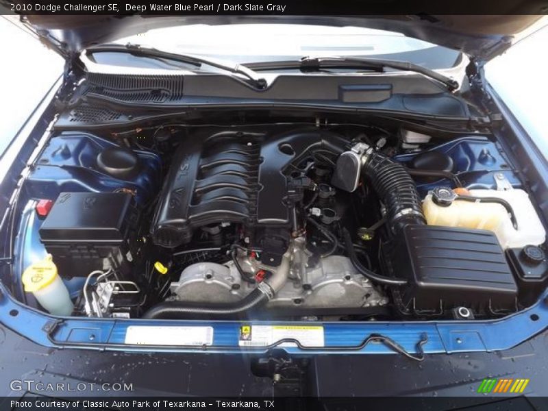 Deep Water Blue Pearl / Dark Slate Gray 2010 Dodge Challenger SE