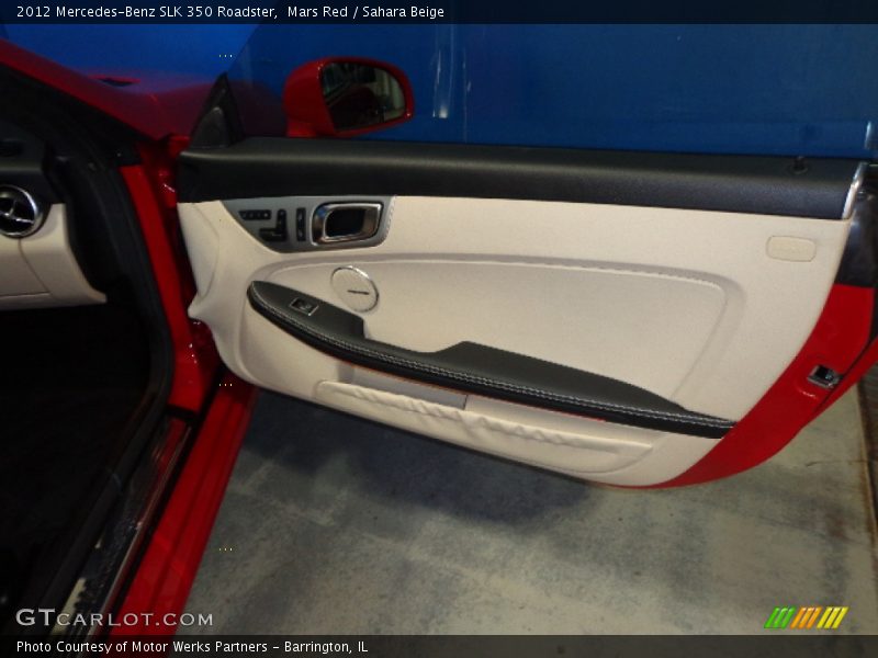 Mars Red / Sahara Beige 2012 Mercedes-Benz SLK 350 Roadster