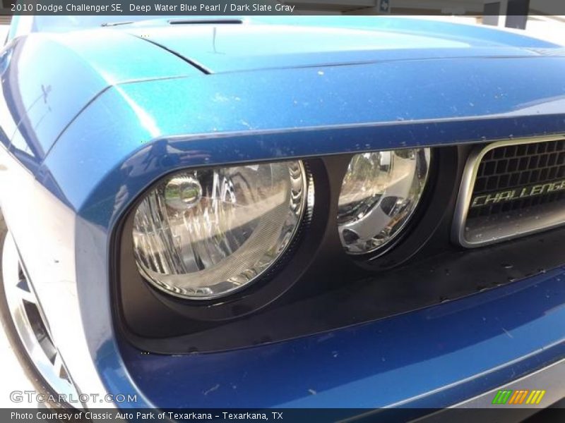 Deep Water Blue Pearl / Dark Slate Gray 2010 Dodge Challenger SE