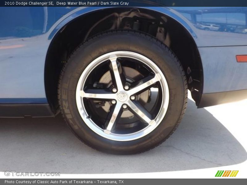 Deep Water Blue Pearl / Dark Slate Gray 2010 Dodge Challenger SE