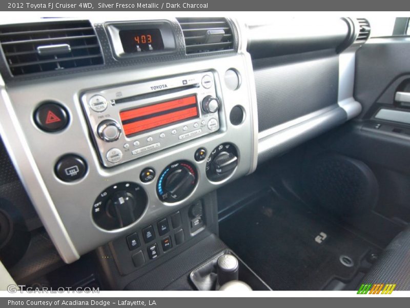 Silver Fresco Metallic / Dark Charcoal 2012 Toyota FJ Cruiser 4WD
