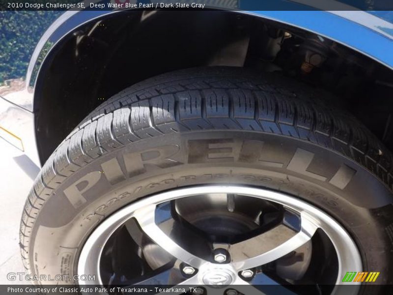 Deep Water Blue Pearl / Dark Slate Gray 2010 Dodge Challenger SE
