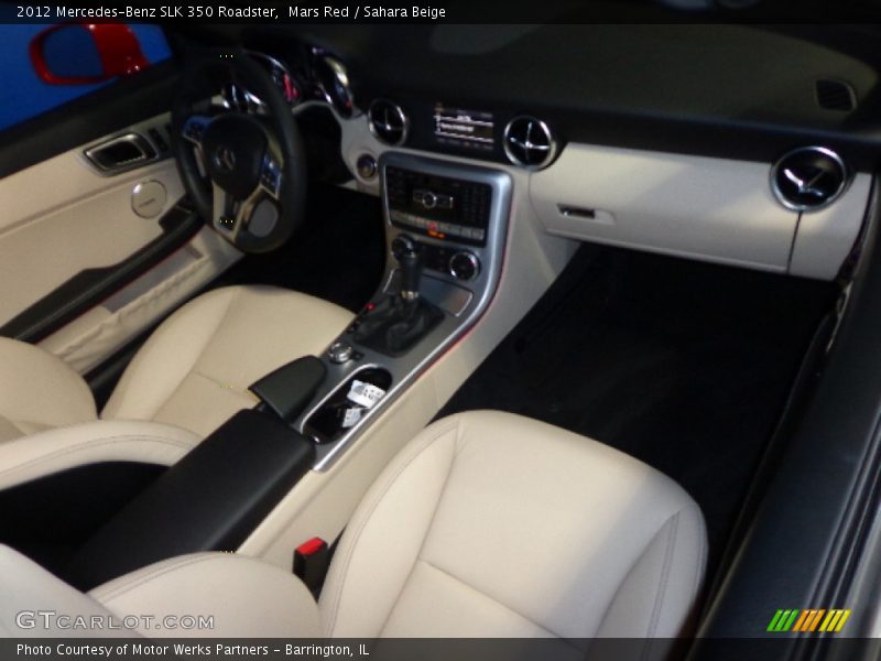 Mars Red / Sahara Beige 2012 Mercedes-Benz SLK 350 Roadster