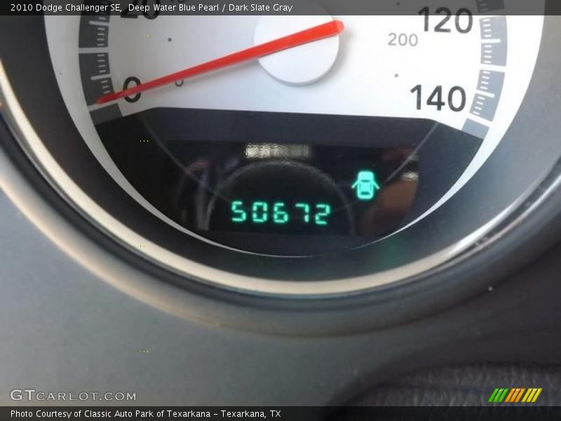 Deep Water Blue Pearl / Dark Slate Gray 2010 Dodge Challenger SE