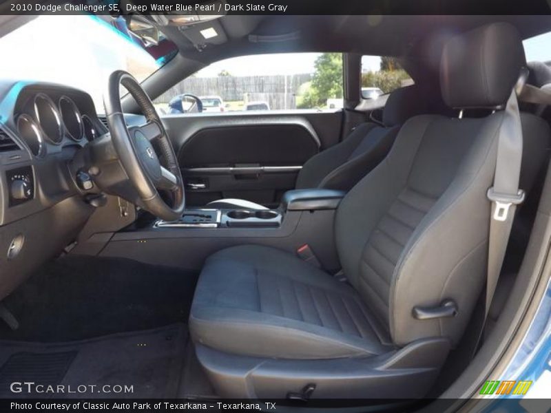 Deep Water Blue Pearl / Dark Slate Gray 2010 Dodge Challenger SE