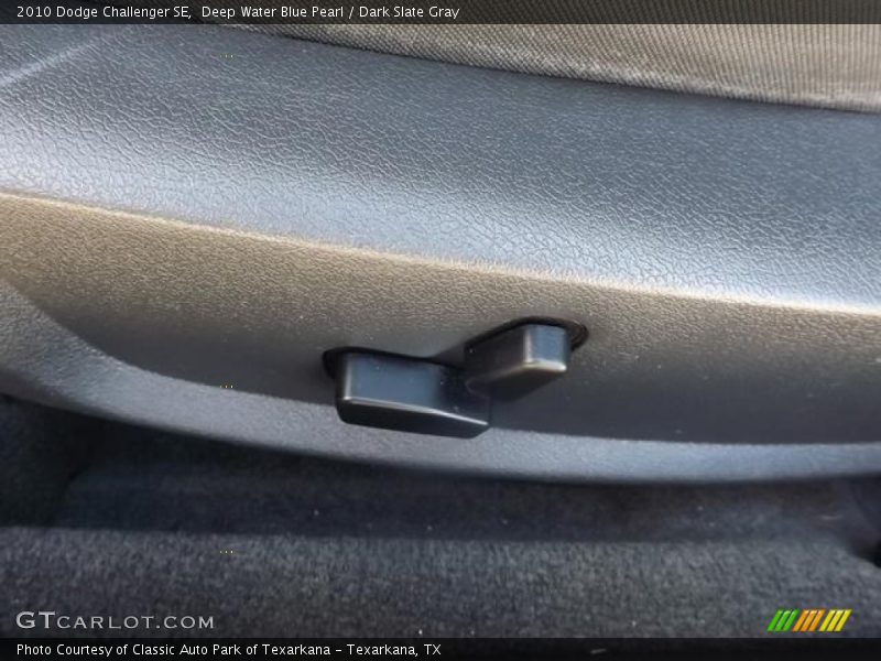 Deep Water Blue Pearl / Dark Slate Gray 2010 Dodge Challenger SE