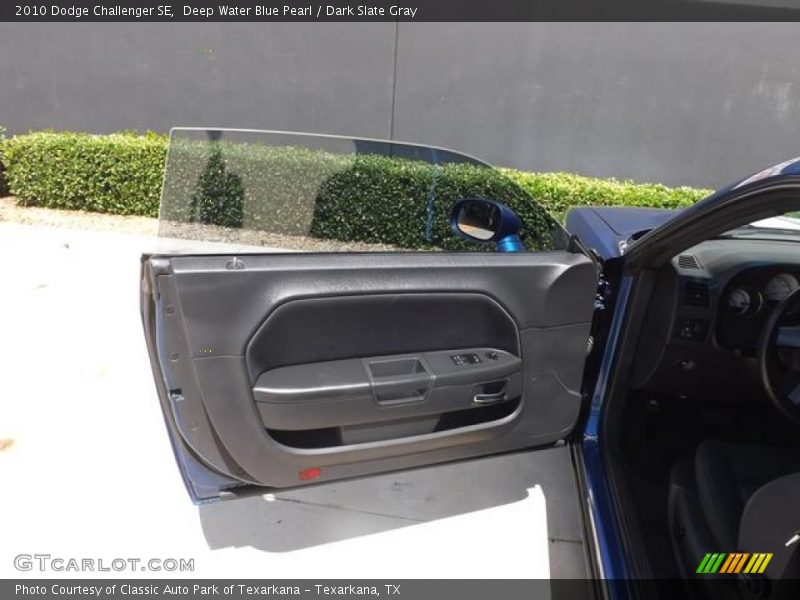 Deep Water Blue Pearl / Dark Slate Gray 2010 Dodge Challenger SE