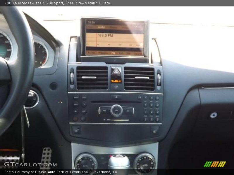 Steel Grey Metallic / Black 2008 Mercedes-Benz C 300 Sport