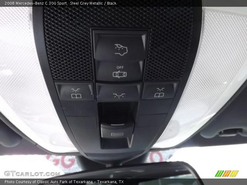 Steel Grey Metallic / Black 2008 Mercedes-Benz C 300 Sport