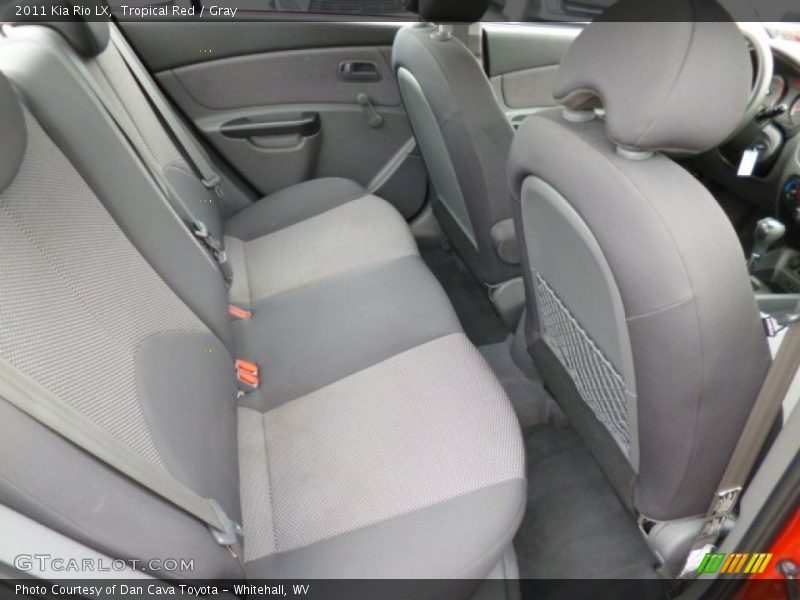 Rear Seat of 2011 Rio LX
