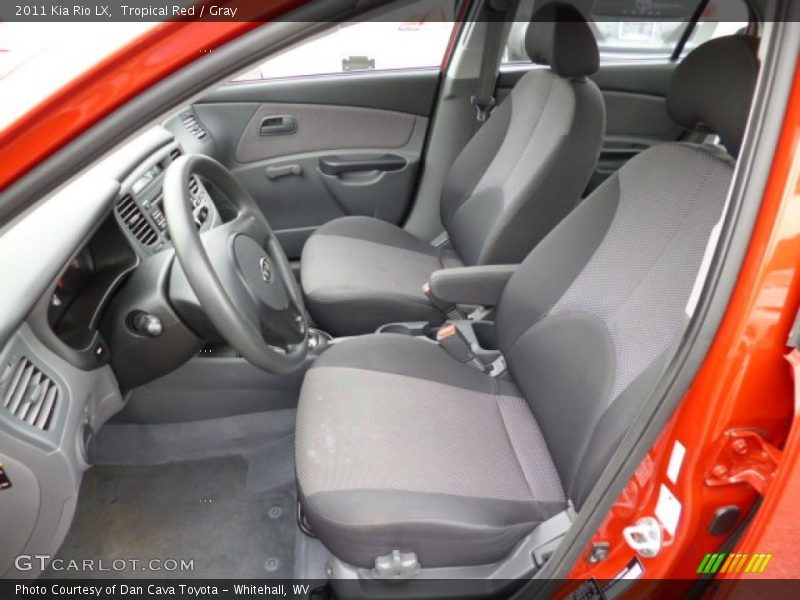 Front Seat of 2011 Rio LX