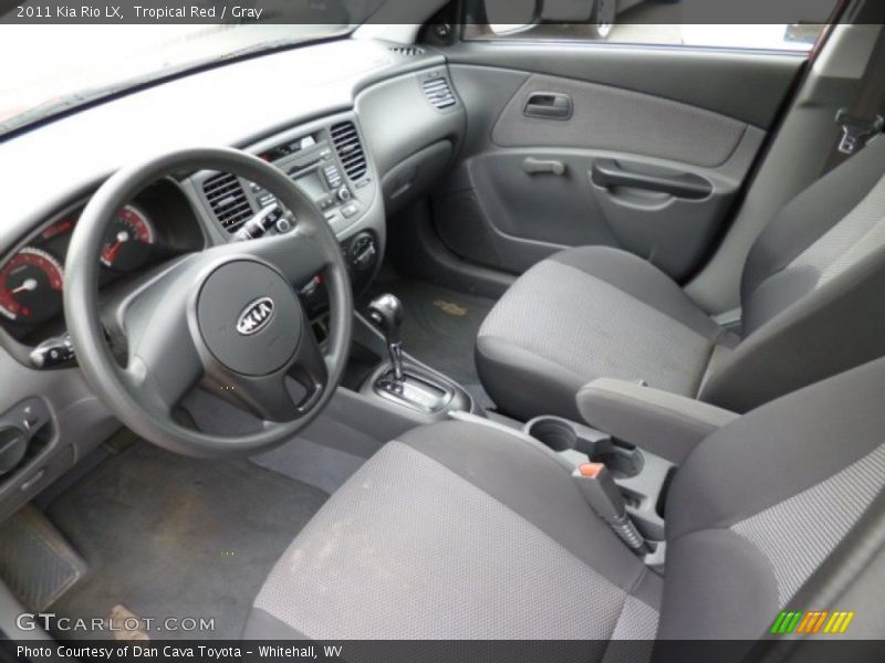Gray Interior - 2011 Rio LX 