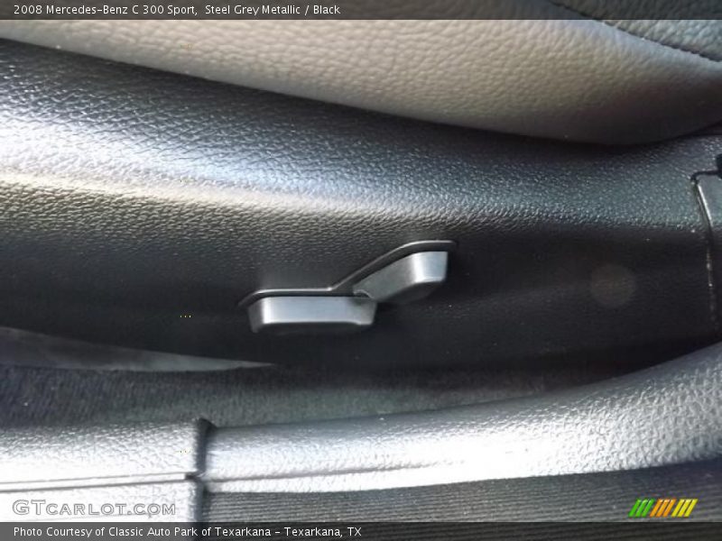 Steel Grey Metallic / Black 2008 Mercedes-Benz C 300 Sport