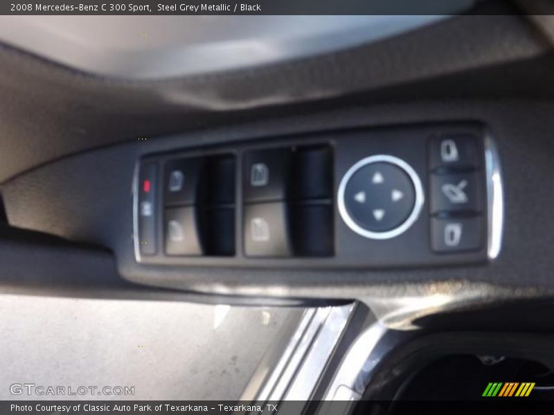 Steel Grey Metallic / Black 2008 Mercedes-Benz C 300 Sport