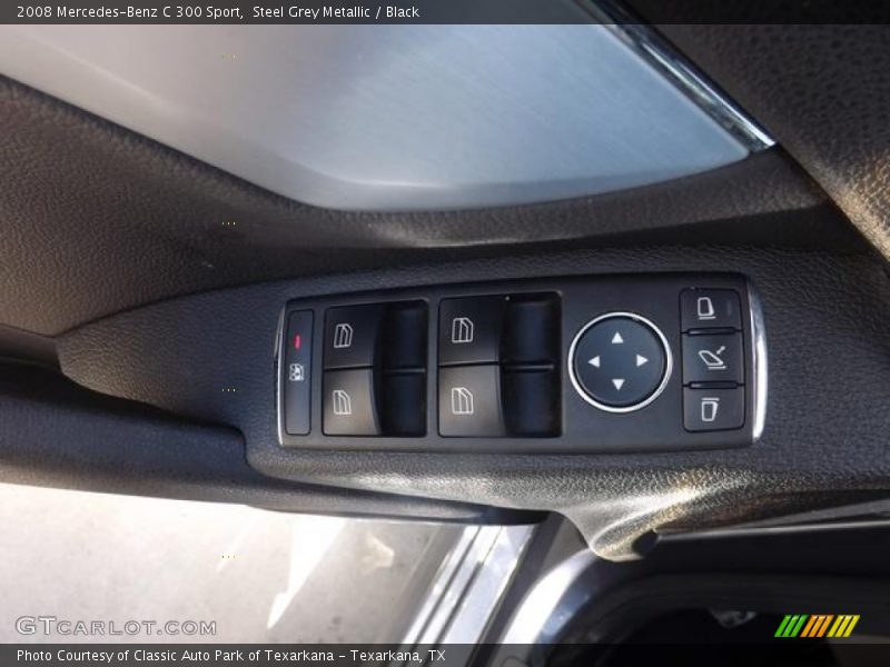 Steel Grey Metallic / Black 2008 Mercedes-Benz C 300 Sport