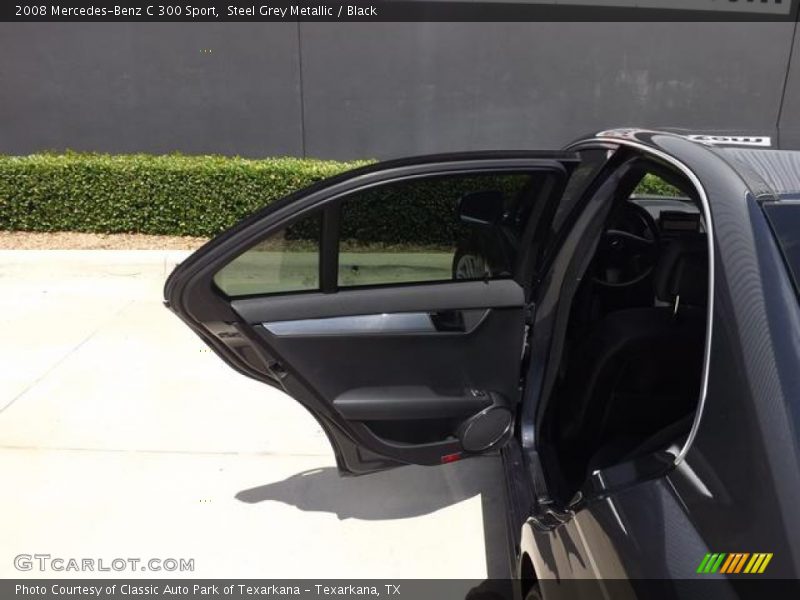 Steel Grey Metallic / Black 2008 Mercedes-Benz C 300 Sport