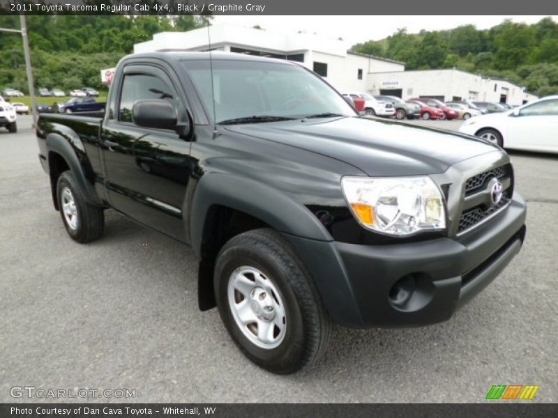 Black / Graphite Gray 2011 Toyota Tacoma Regular Cab 4x4
