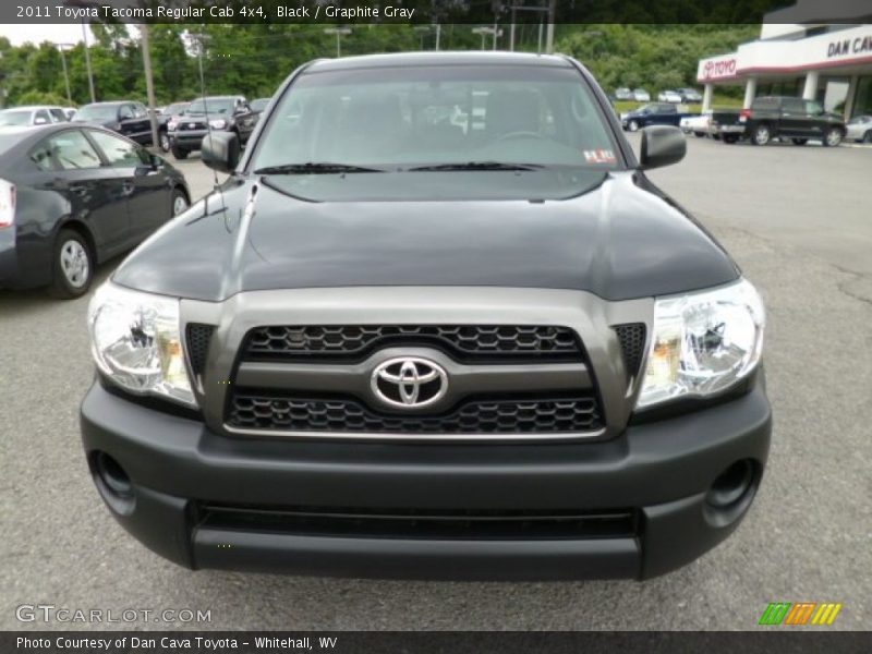 Black / Graphite Gray 2011 Toyota Tacoma Regular Cab 4x4